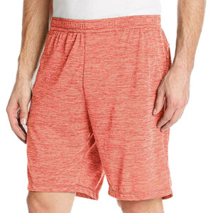 Textured Athletic Knee Length Performance Pocketed Short for Men